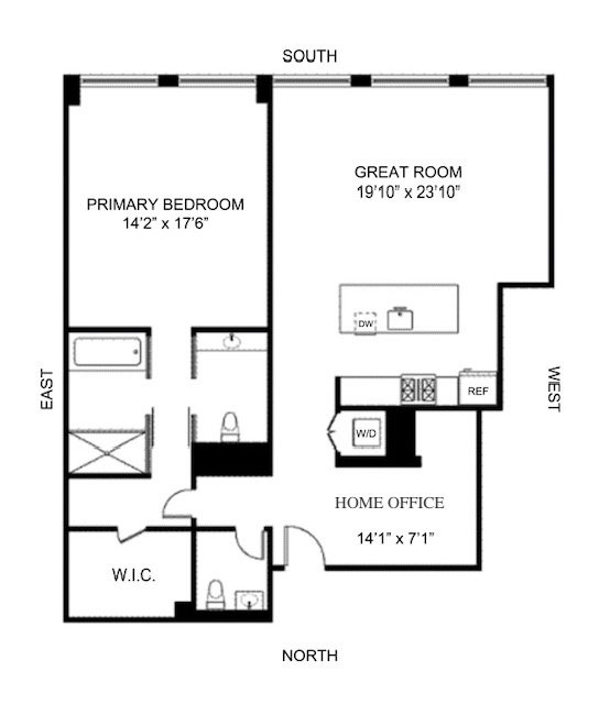 40 Mercer #9 floor plan