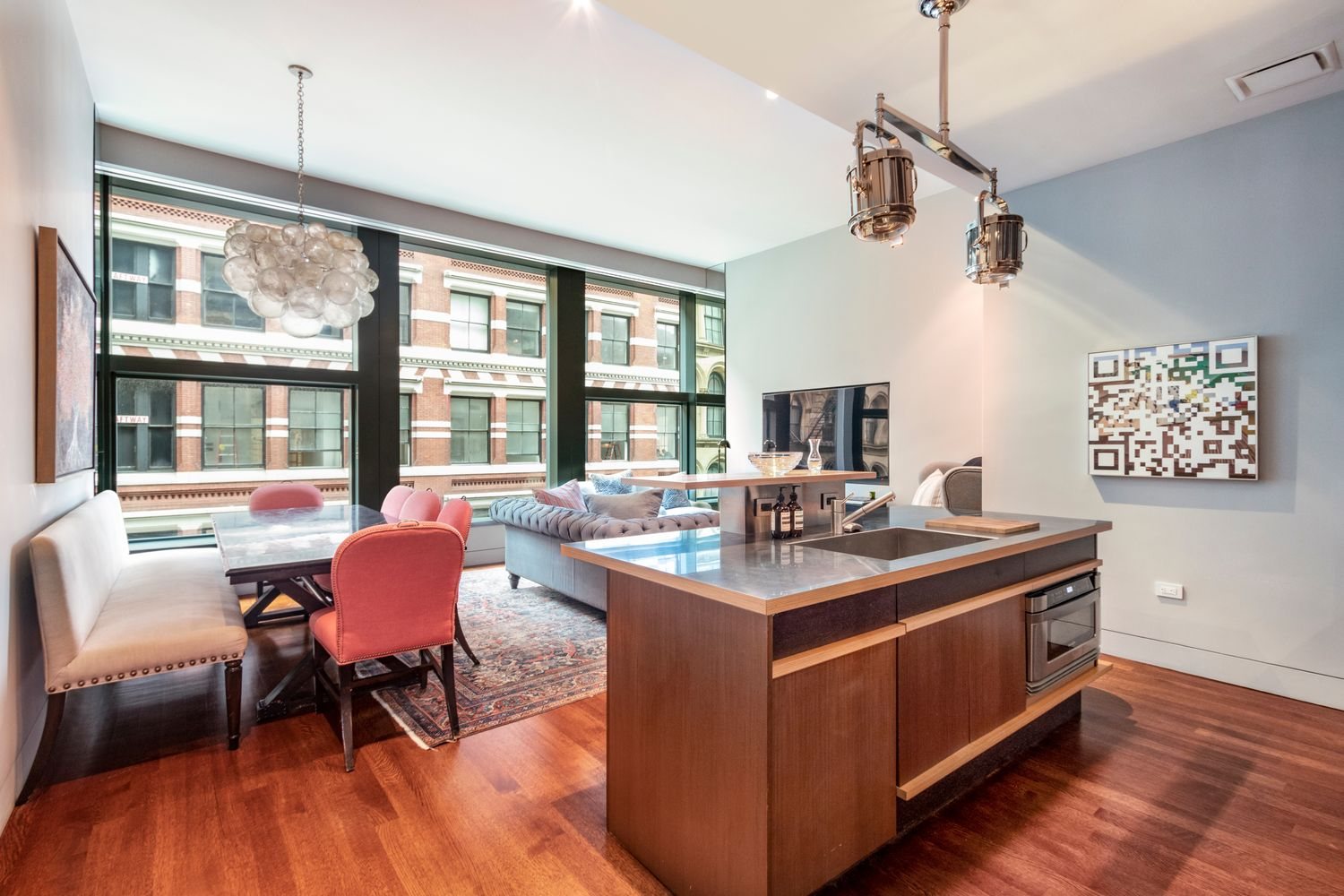 40 Mercer #9, living room
